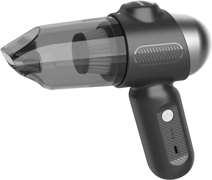 CLVP® Handstofzuiger Draadloos – Snoerloze Kruimelzuiger – Compacte Stofzuiger – Max