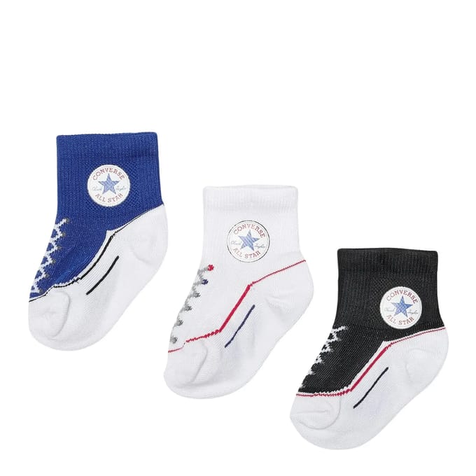 Baby gestreepte sokken Converse (x3)