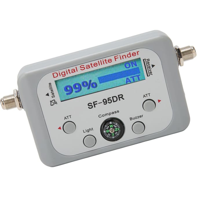 Digitale Satellietzoeker 950 tot 2150MHz ATT Buzzer Functie Satellietsignaalmeter met Kompas voor