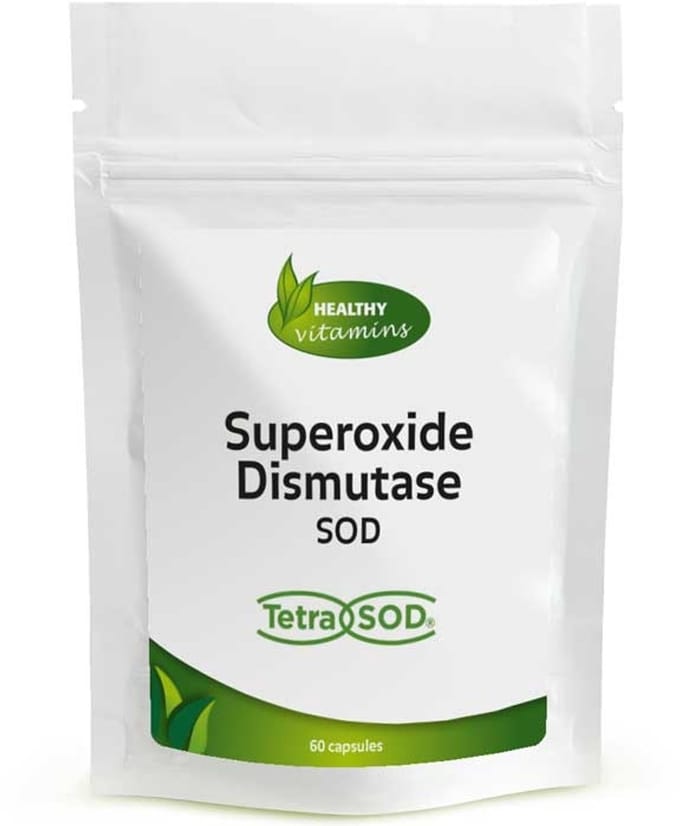 SOD enzym | Vegan | 60 capsules | Gepatenteerd Tetra SOD®