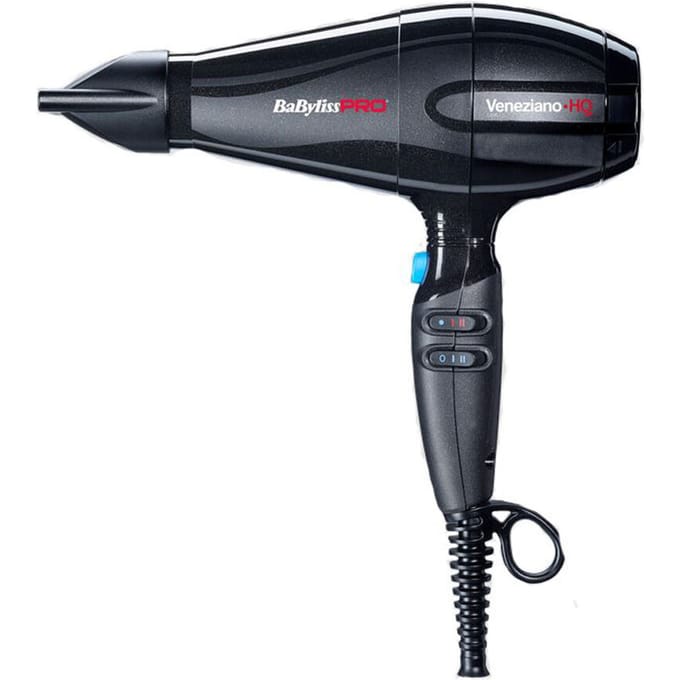 Babyliss PRO Ionic Dryer Veneziano-HQ 2200W Zwart 2200W