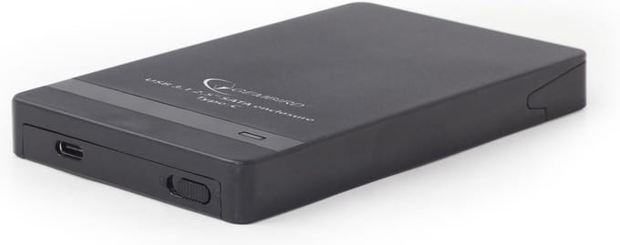 Gembird externe USB 3.1 2.5inch HDD behuizing, USB Type-C, zwart