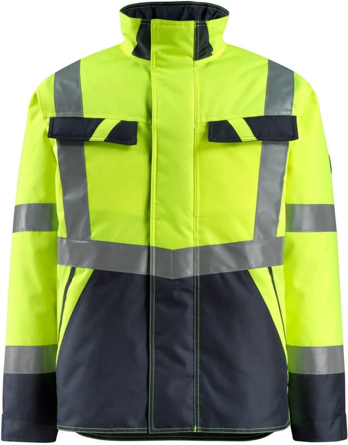 Mascot Safe Light Winterjas 15935-126 - hi-vis geel/donkermarine - M