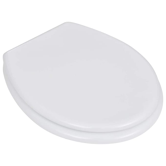vidaXL - Toiletbrillen - met - deksels - 2 - st - MDF - wit