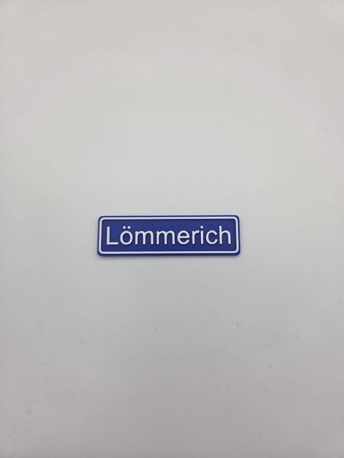 3D plaatsnaam speldje Lömmerich