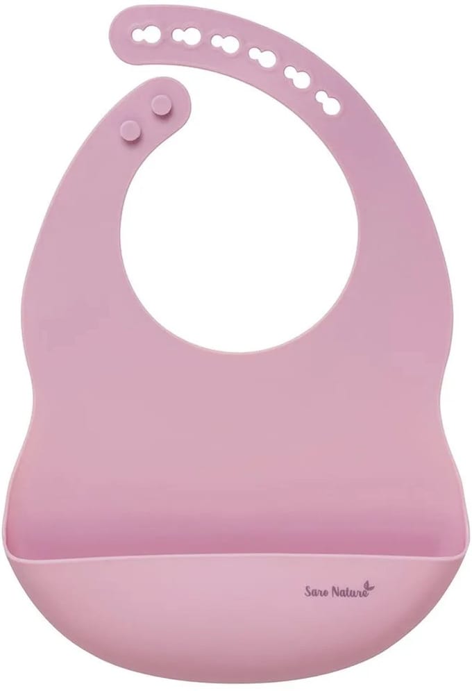 Saro Glad Slabbetje Roze Kinderen