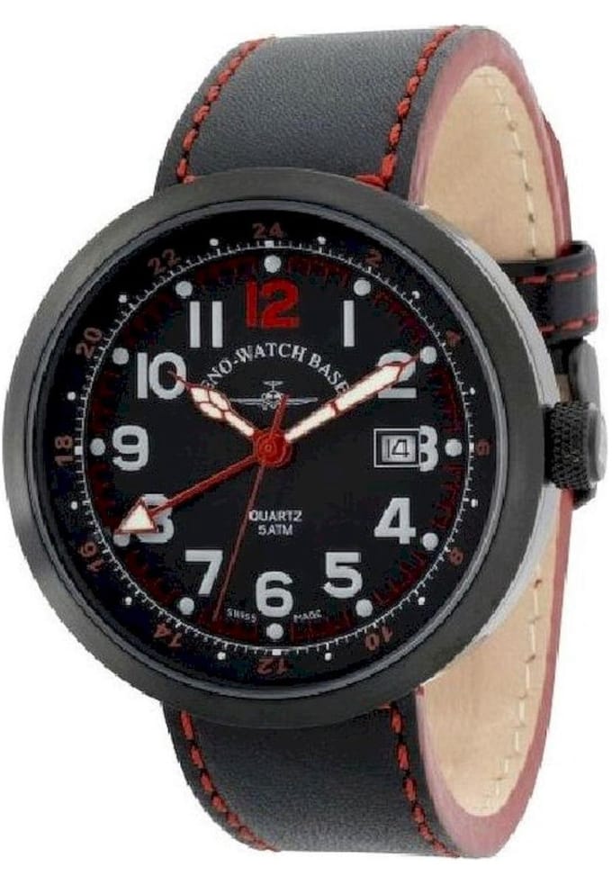 Zeno Watch Basel Herenhorloge B554Q-GMT-bk-a17