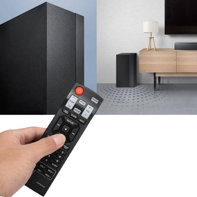 Alternatief voor afstandsbediening voor LG Soundbar AKB73575421 SOUND BAR NB3530A NB4530A black