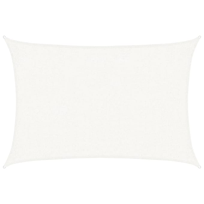 vidaXL - Zonnezeil - 160 - g/m² - 2x3 - m - HDPE - wit