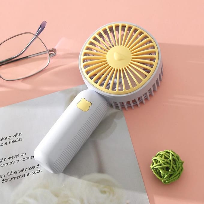 Mini draagbare ventilatoren Handheld USB oplaadbare ventilator Luchtkoeler Outdoor Travel Handventilatoren