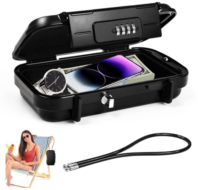Waterdichte Veiligheidsbox met Combinatieslot voor Reizen