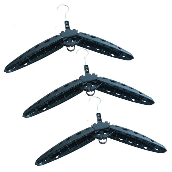 Wetsuit Hanger Duikrek Droogpak Duikschoenen Schoenen Hanger Opvouwbaar Surfpak Hangers Opvouwbaar blue
