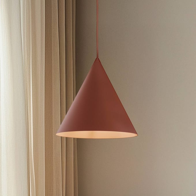 SHINE RED 6632 Hanglamp TK Lighting - Stijlvol Rood Metaal