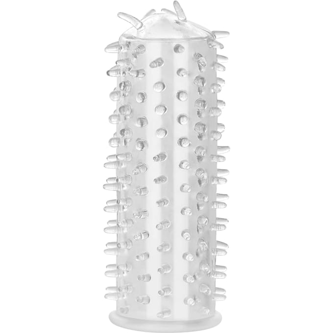 Penissleeve met noppen, 12 cm