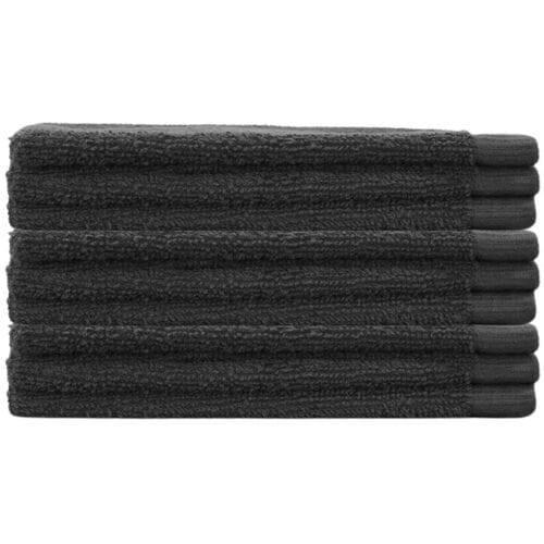 Cinderella Weekend Washand - 16 x 21 cm - 550 g/m² - Hotelkwaliteit - Set van 9 - Antraciet