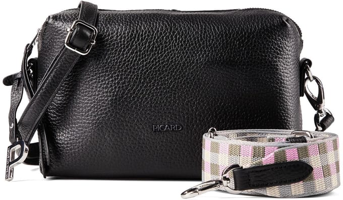 PICARD schoudertas Texel Crossbody Bag Black zwart