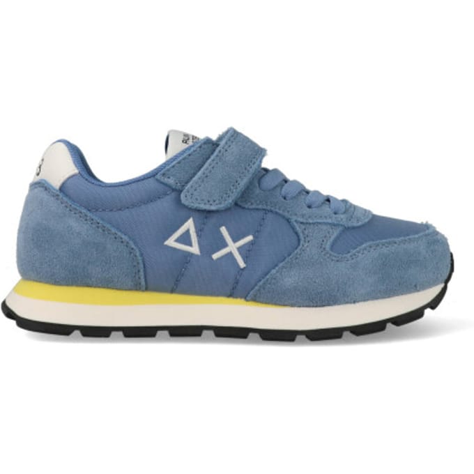 Sun68 Boys Tom Solid Sneakers - Jongens - Blauw - Maat 34