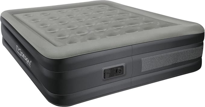 Comfortabel Tweepersoons Luchtbed met Ingebouwde Elektrische Pomp 203x157 cm