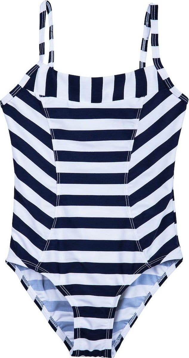 Badpak met strepen - Navy 152-158