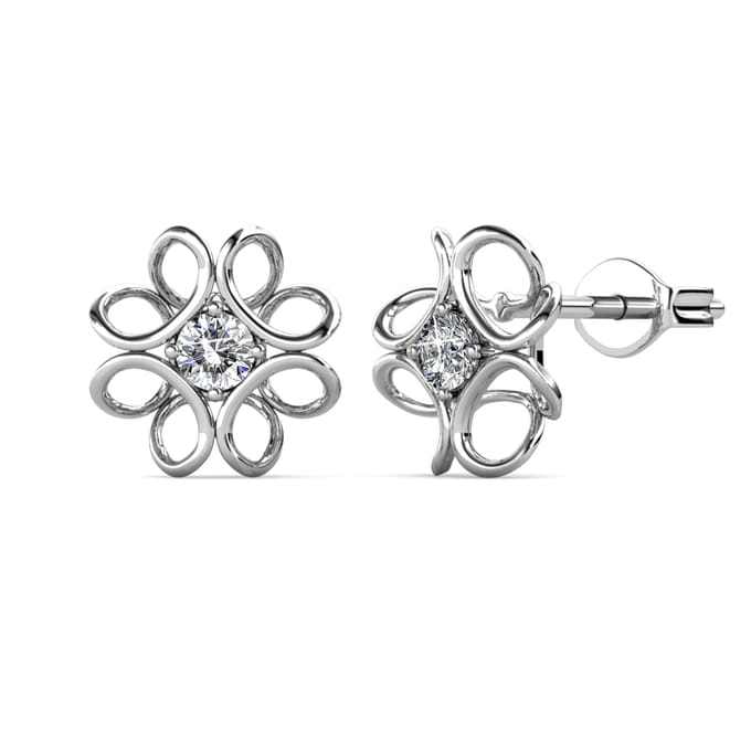 Daffodil Parures - Zilver en Kristal
