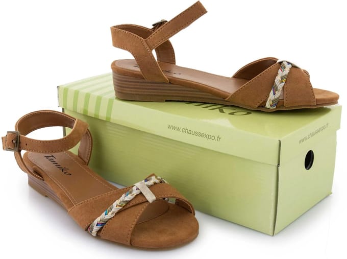 Dameszomerschoenen Tamiko Bruin - 40