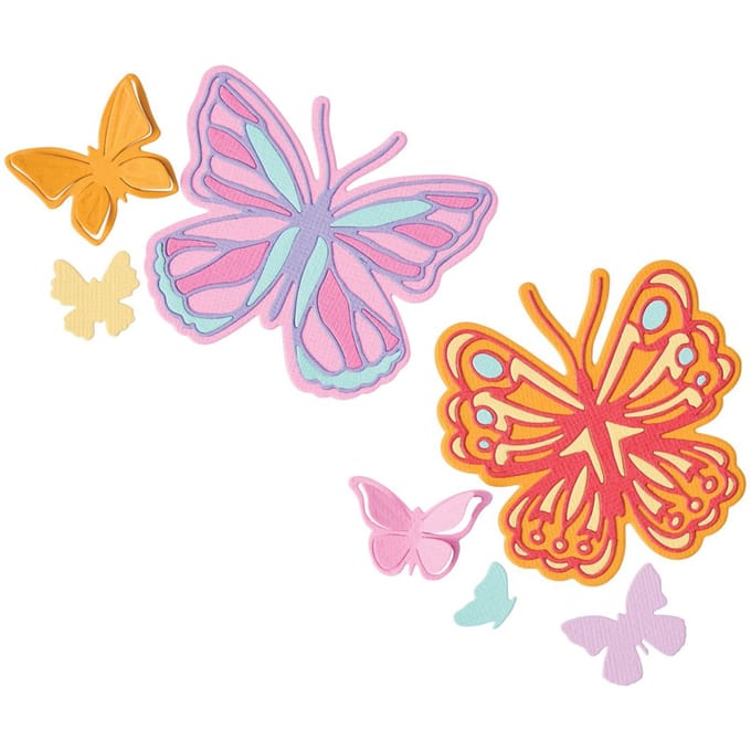 Sizzix Thinlits Ponssjabloon by Catherine Pooler - Spring Wings
