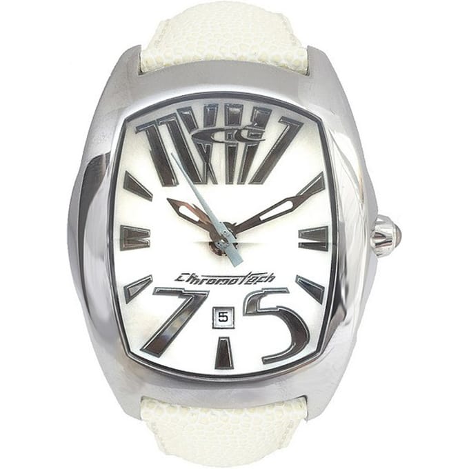 Horloge CHRONOTECH CT2039M-20. Kwarts, Kleur beige. Uniseks.
