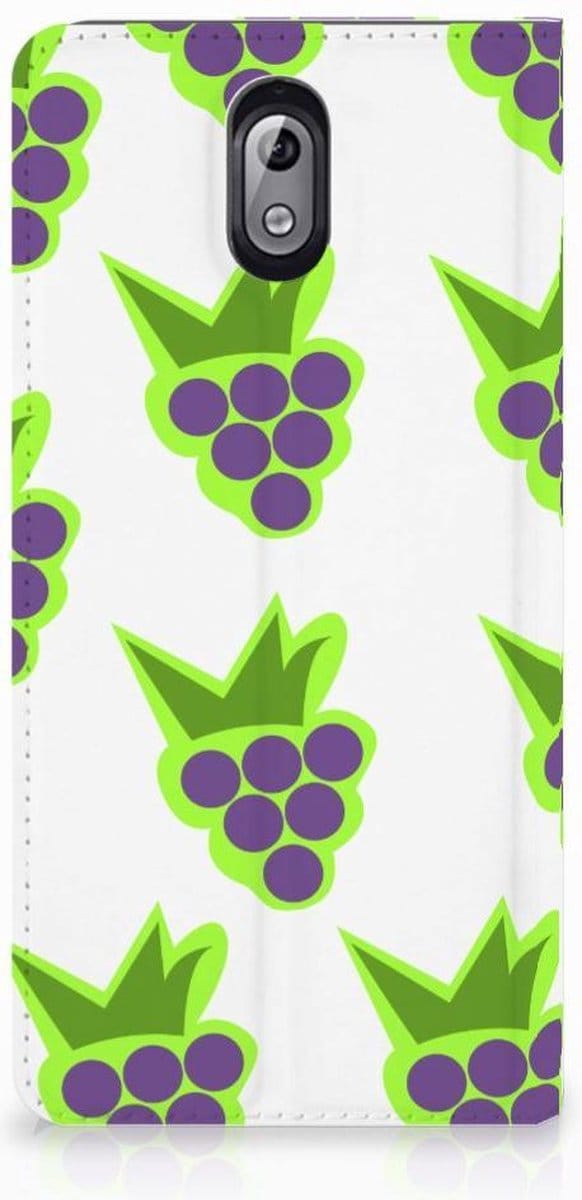 Nokia 3.1 (2018) Flip Style Cover Druiven