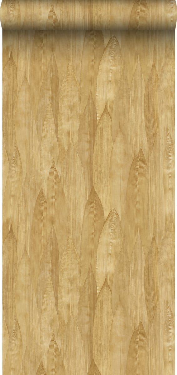 Origin Wallcoverings behang bladeren okergeel - 50 x 900 cm - 347809