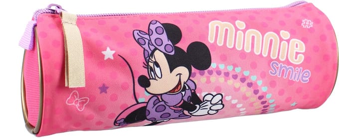 Minnie Mouse I Like Smiles Etui - 1 vak - 7 x 21 x 7 cm - Polyester - Roze