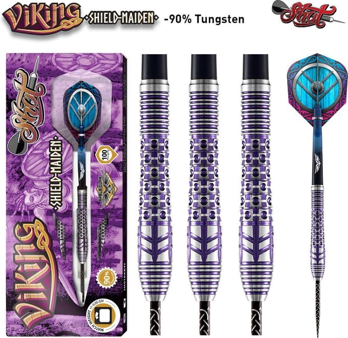 Shot Viking Shield Maiden 90% - Dartpijlen