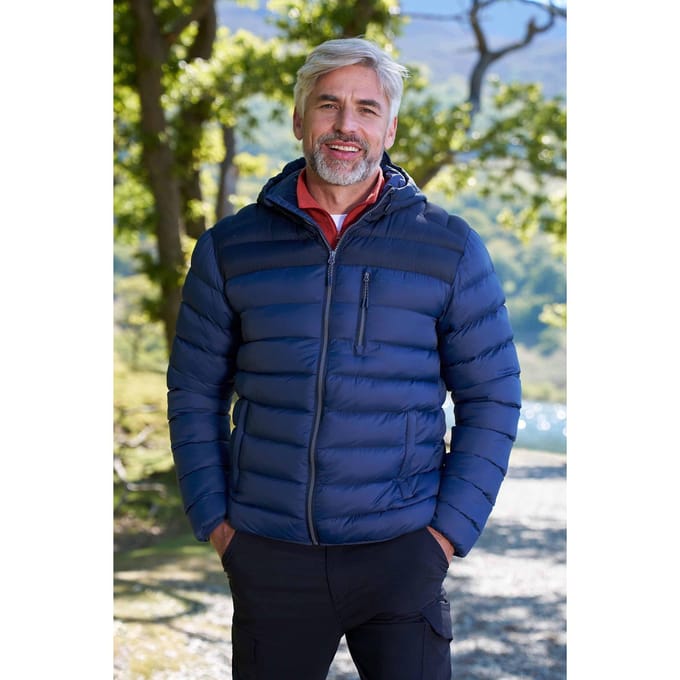 Mountain Warehouse Heren Link Gewatteerd Jasje (Donkerblauw)