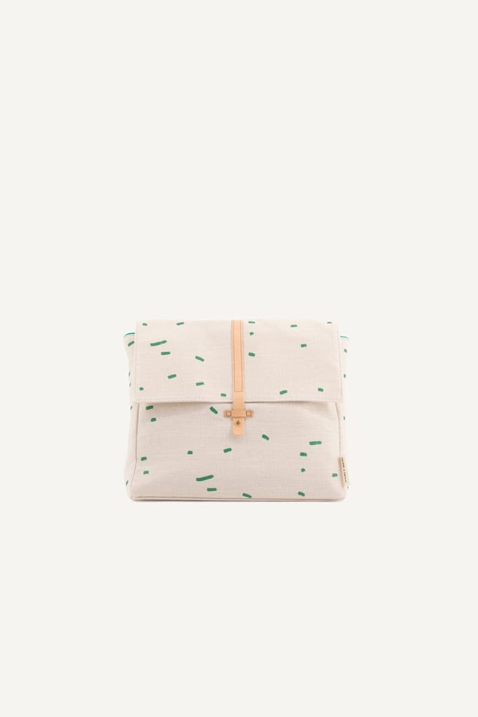 KODOMO BACKPACK | STRIPES EMERALD GREEN