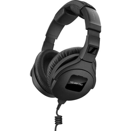 Sennheiser HD 300 Pro HiFi Over Ear koptelefoon Kabel Zwart Vouwbaar