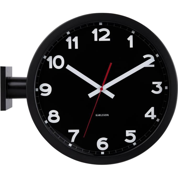Wandklok New Classic dubbelzijdig | KARLSSON