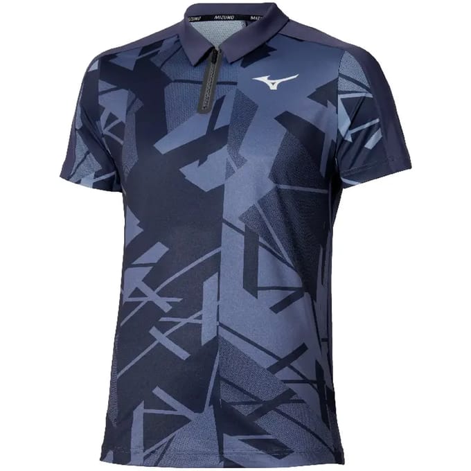Mizuno Daybreakers Shadow Korte Mouw Poloshirt Blauw S Man