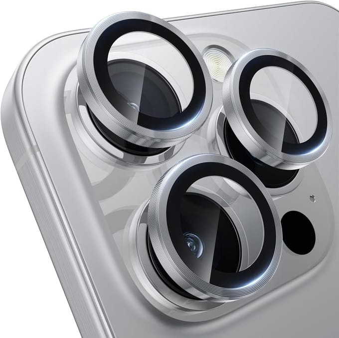 Daity Cameralensbeschermer voor iPhone 16 Pro / iPhone 16 Pro Max — Onbreekbaar - Ultra-HD Camera-accessoire