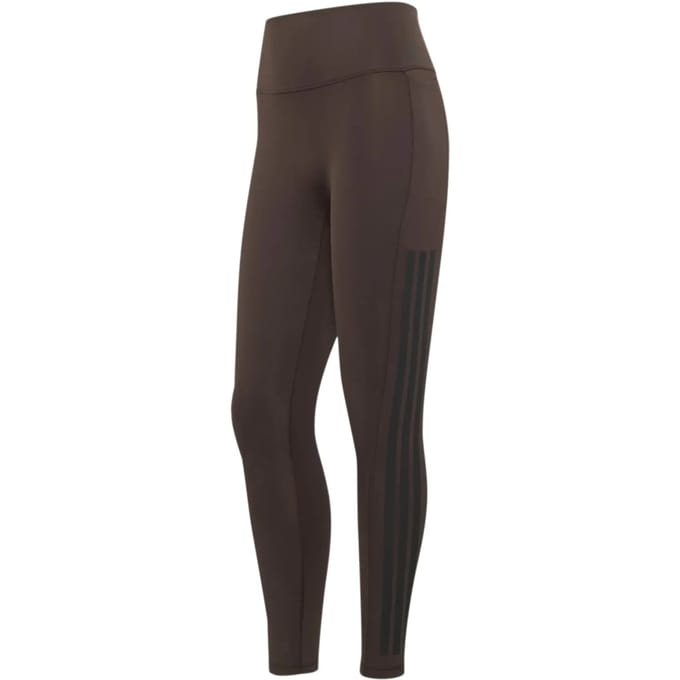 Adidas Performance Optime 3-Stripes 7/8 Workoutlegging - Dames - Bruin