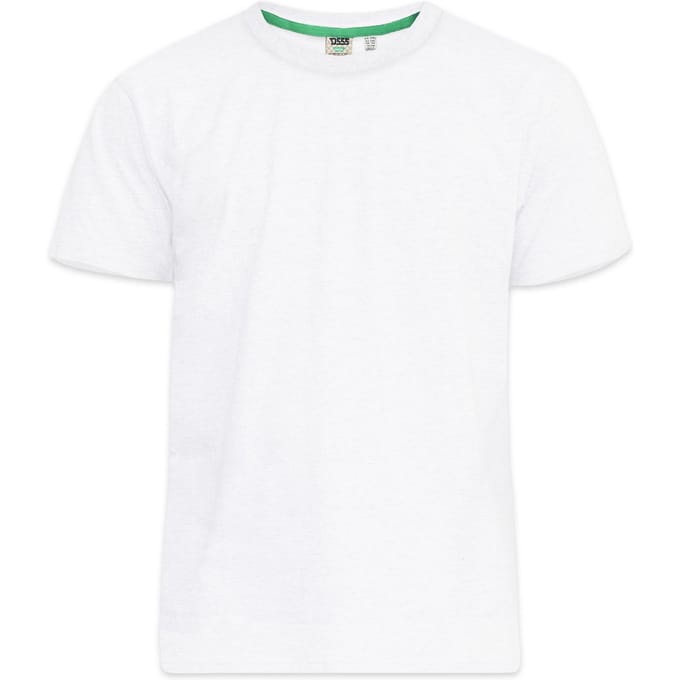 Duke Heren D555 Flyers Ronde Hals Kingsize T-shirt 2XL wit