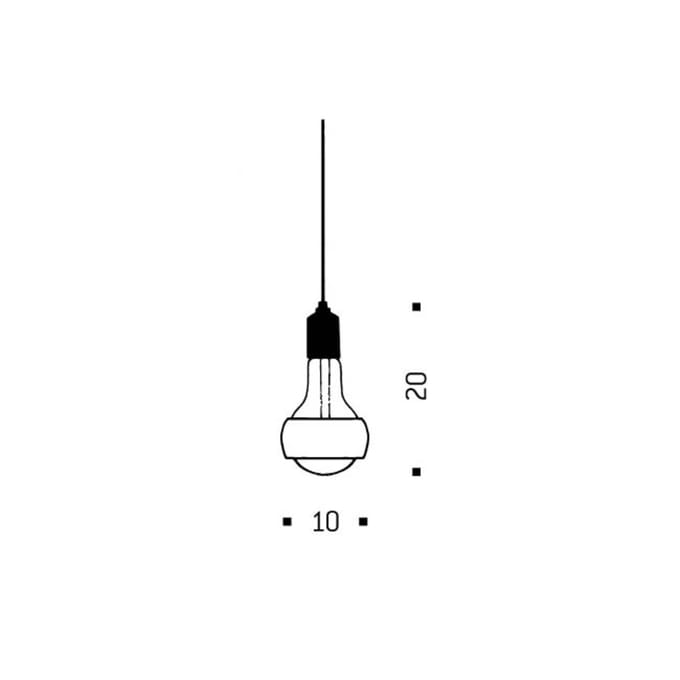 Ingo Maurer Johnny B. Bald hanglamp