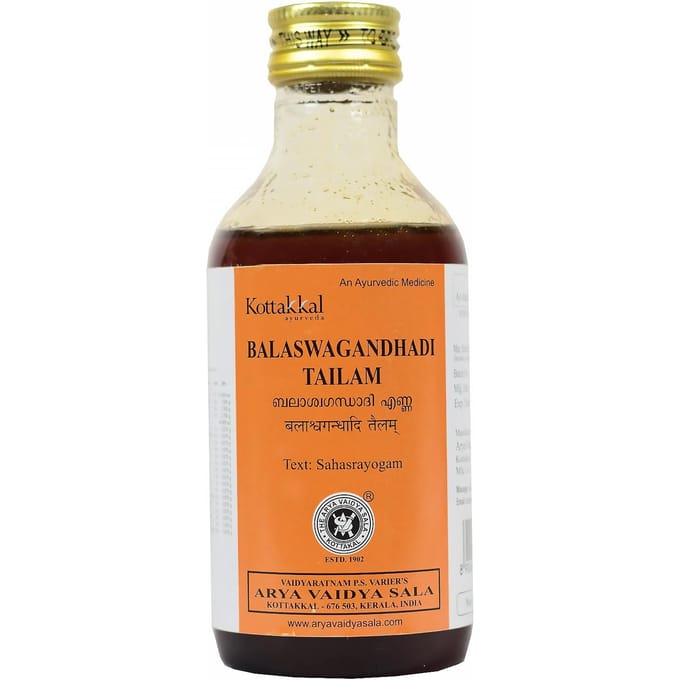 Balaswagandhadi Tailam (200 ml), Balaswagandhadi Tailam, Kottakkal Ayurveda