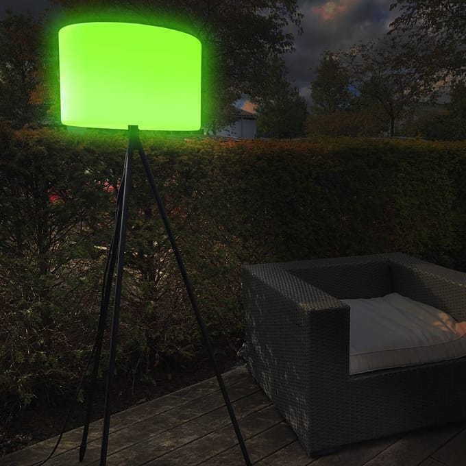 Müller Licht tint Khaya LED vloerlamp voor buiten RGBW