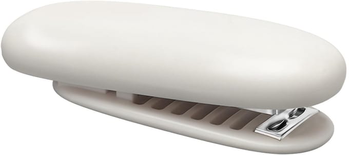 Allecto - Mini nietmachine - Draagbare nietmachine - Handzaam ontwerp - Wit - Schoolbenodigdheden - Ideaal voor kinderen - Compact en efficiënt