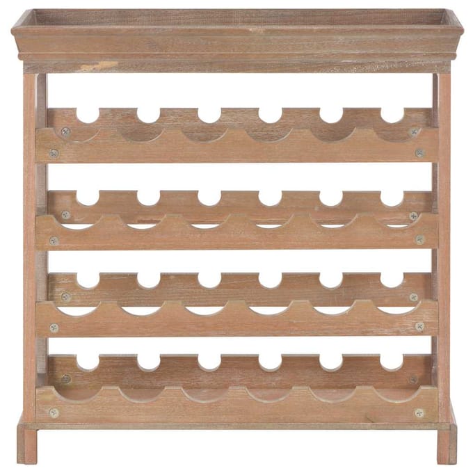 vidaXL - Wijnkast - 70x22,5x70,5 - cm - mdf - bruin