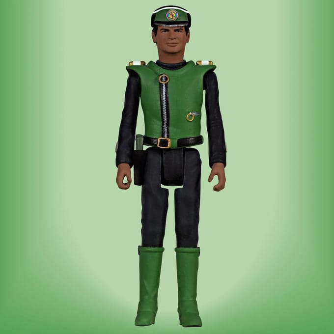 The Anderson Collection 2 Lt. Green (Captain Scarlet) Action Figure (3.75 )
