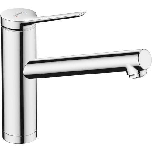 Hansgrohe Zesis M33 single lever kitchen faucet 160, front window mounting, 1 spray 74805000