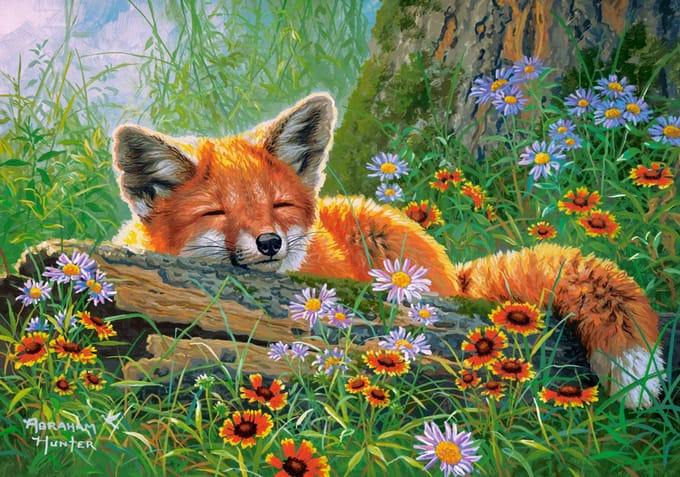 Castorland puzzel Foxy Dreams - 500 stukjes legpuzzel.