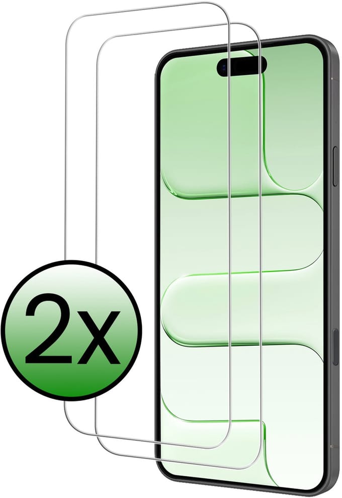 Screenprotector - 2 Stuks Geschikt voor Apple iPhone Air - Volledige Dekking - Beschermglas - Gehard Glas - Tempered Glass - Screen Protector