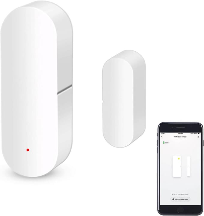 Slimme Wifi Deur- en Raamsensor met Alexa en Google Assistant Integratie