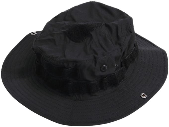 101 INC - Bush hat ranger (kleur: Zwart / maat: M)